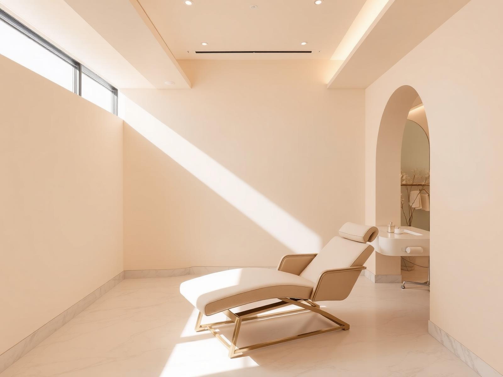 Treatment room interior